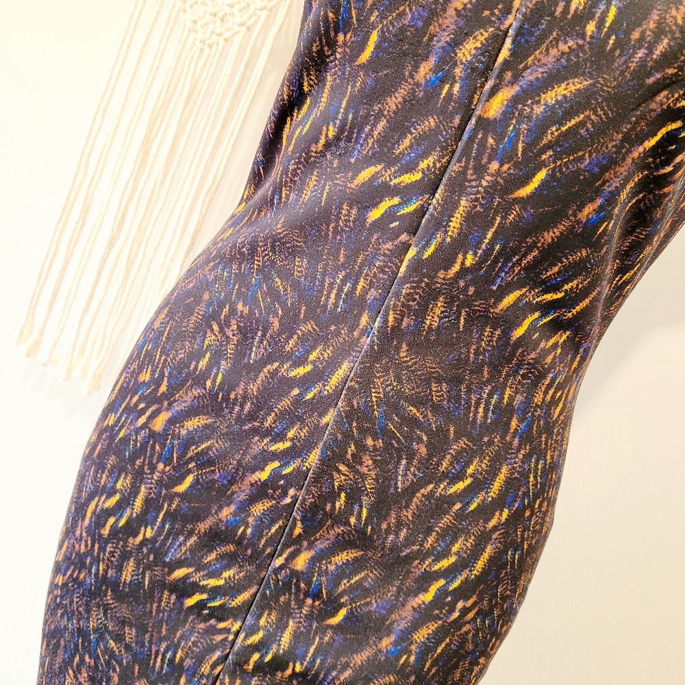 FORCAST Dress (s10) Multi Coloured Warm Tones - Picture 4 of 15